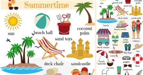 100 Summer Vacation Words Answer Key Free Printable Summer Word