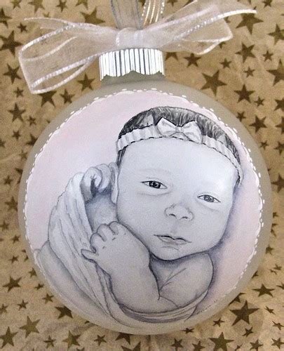 Baby Grace Ornament Custom Hand Painted Portrait Ornament Flickr