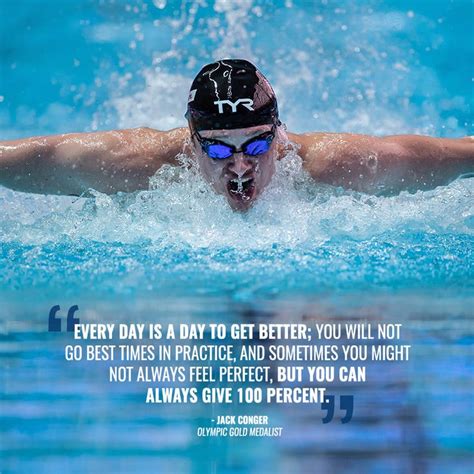 Motivational Swimming Quote By Jack Conger