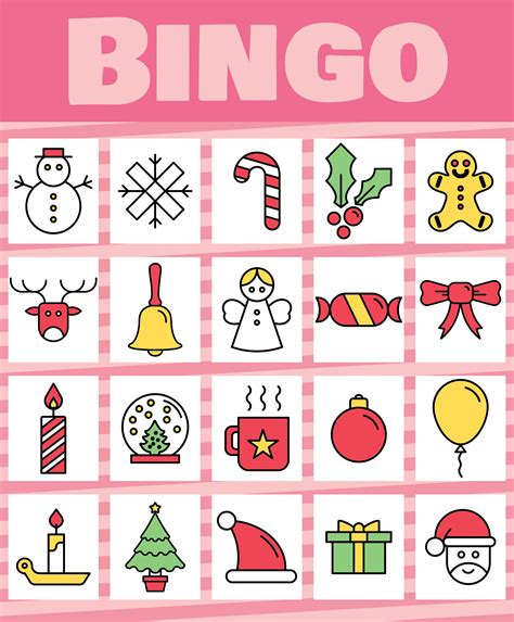 Free Printable Christmas Bingo Game Cards Printable Templates