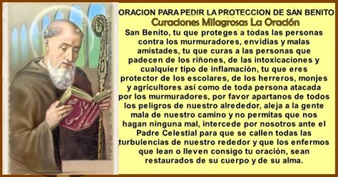 Oraciones Para Compartir Oración A San Benito Pidiendo Protección