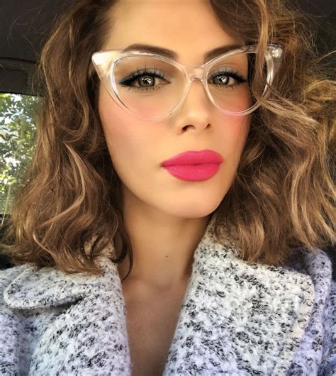 Retro Sexy Women Cat Eye Clear Glasses Bella Valentina La