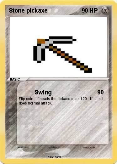 Pokémon Stone Pickaxe 5 5 Swing My Pokemon Card