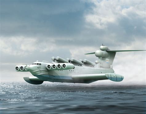 Caspian Sea Monster The Monstrous Russian Aircraft That Worried The