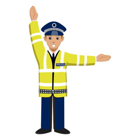 Traffic Police Signalling Transparent Png And Svg Vector File