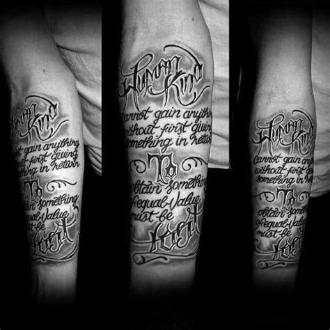 Word Tattoos For Men On Forearm 40 Forearm Quote Tattoos For Men