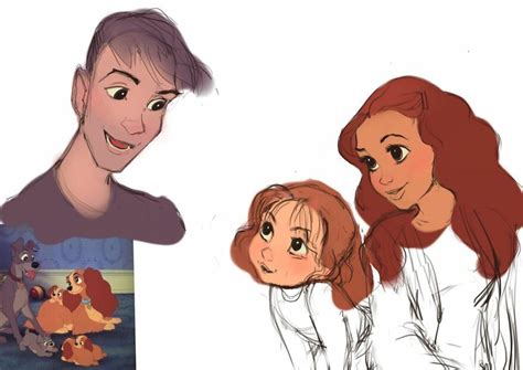 artist imagines what cartoon characters would look like as humans