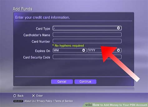 M trying to activate my card but it keeps giving me an error message How to Add Money to Your PSN Account: 10 Steps (with Pictures)
