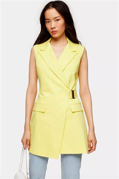 The Best Citrus Shades To Brighten Up Your Warmer Weather Wardrobe Topshop Outfit Sleeveless