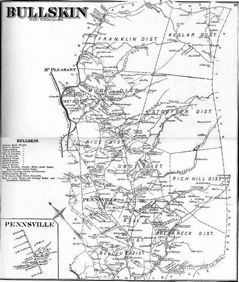 Fayette County Pennsylvania Maps 1872