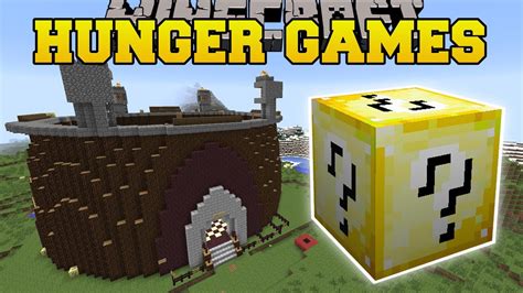 Minecraft Challenge Games Hunger Games Lucky Block Mod Modded Mini
