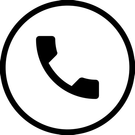Phone With Circle Svg Png Icon Free Download 146801