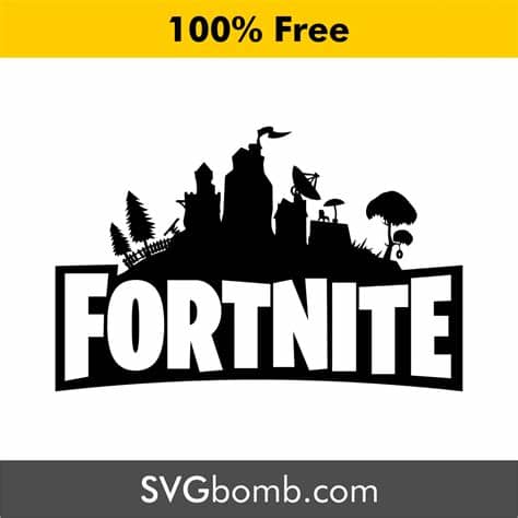 Free svg files for download. Fortnite Logo Cut File | SVGbomb.com
