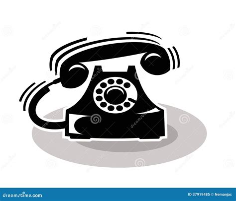 Telephone Ringing Clipart Black And White