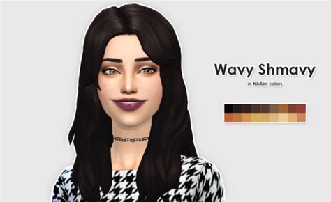 My Sims 4 Blog Lumialover Sims Wavy Shmavy Hair Recolors By Ellesmea