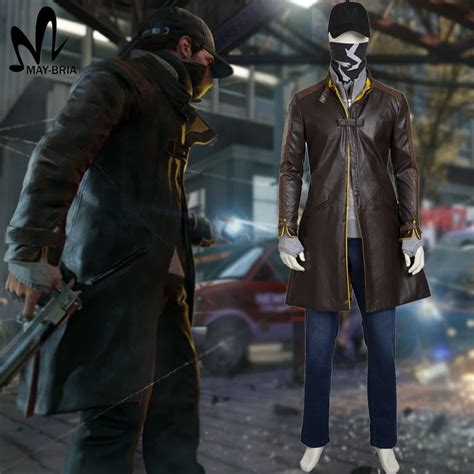 Watch Dogs Aiden Pearce Cosplay Costume Popular Game Watch Dogs Whole