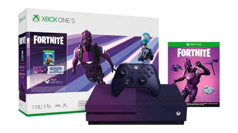 Microsofts Purple Xbox One S Fortnite Console Leaks