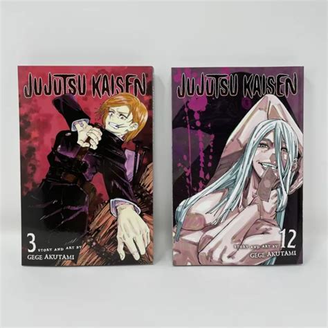 Jujutsu Kaisen Vol 3 12 English Manga By Gege Akutami Brand New 16