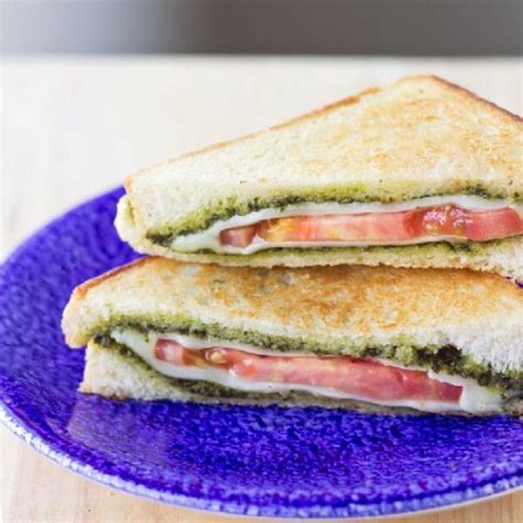 Vegetarian panini sandwich healthy lifestyle. Tomato Mozzarella Pesto Panini. This Tomato Mozzarella and ...