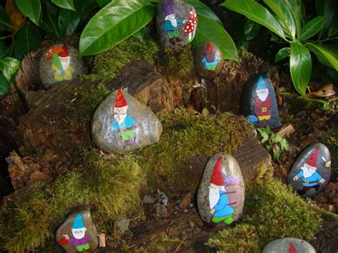 Catherine Prime Gnomes Painted On Rocks
