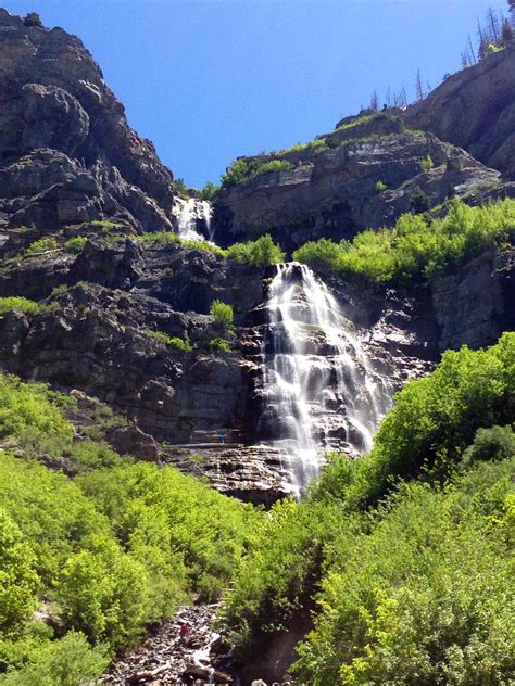 Bridal Veil Falls In Utah Bridal Veil Falls Park City Utah Wonders