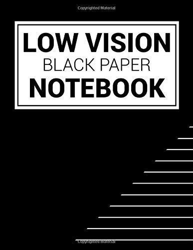 Buy Low Vision Black Paper Notebook Bold Line Writing Paper For Low