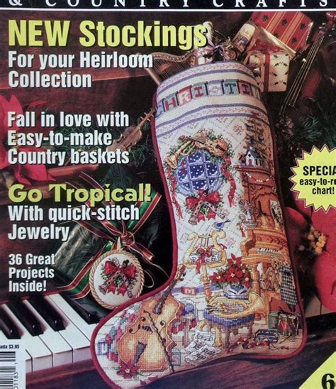 If you want to print the pattern again at a later date, there. Better Homes And Gardens Christmas Stockings In Cross ...