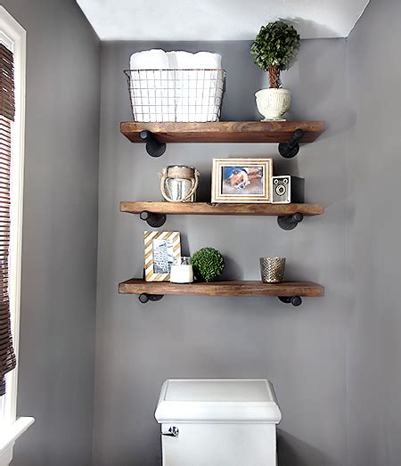 See this website to see the comprehensive plans. DIY Rustic Industrial Shelves | Home and Heart DIY