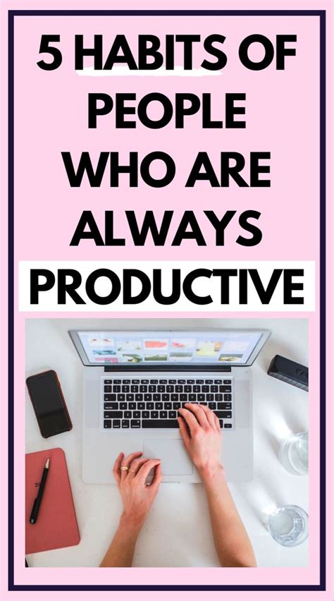 5 Daily Habits For A Productive Lifestyle The Werk Life In 2020