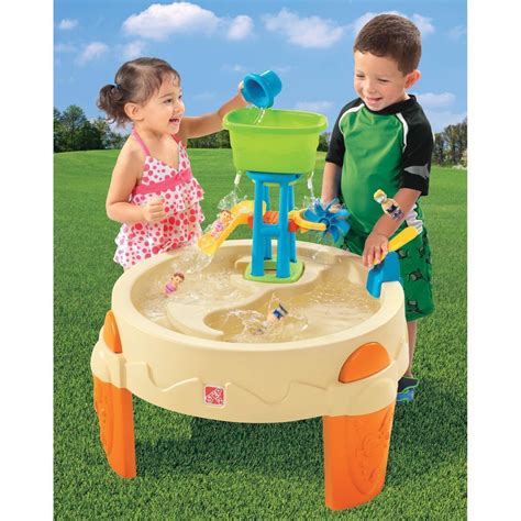 Water Play Table Big Splash Waterpark Includes A Wheel And Slide Step2