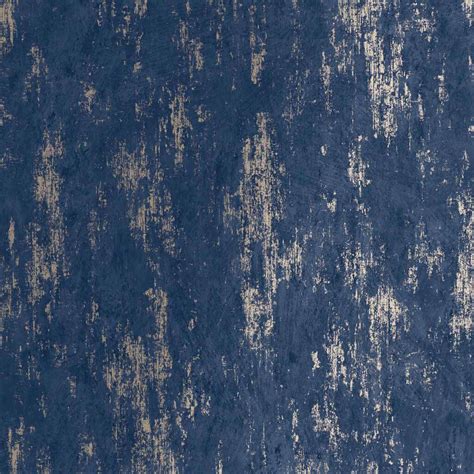 Industrial Texture Navy And Rose Gold Wallpaper Blue Wallpaper Sublime