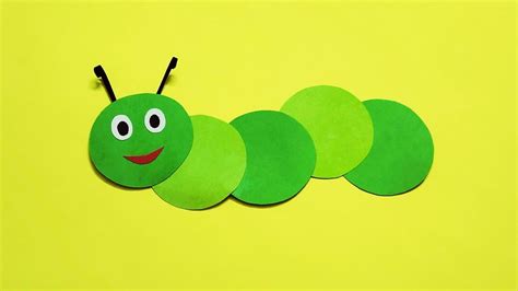 How To Make Caterpillar With Paper Paper Caterpillar Making Paper