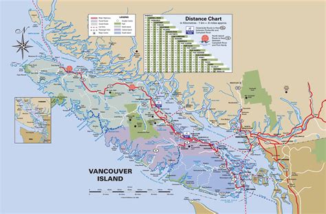 Printable Map Of Vancouver Island