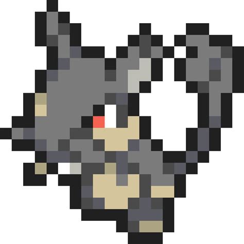 Raboot Spritepatrondiseno Pixel Art Pokemon Pokemon Sprites Pixel Art