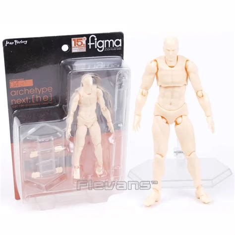 Figma BODY KUN BODY CHAN Grey Orange Yellow PVC Action Figure Model
