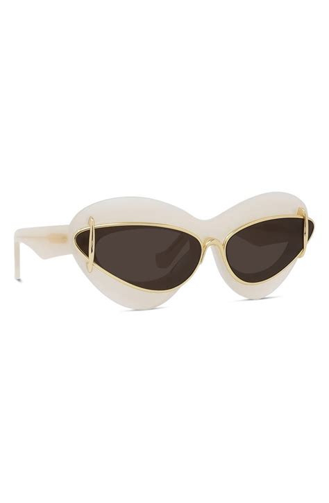 Loewe Double Frame 67mm Oversize Cat Eye Sunglasses Nordstrom