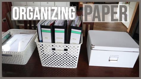 How I Organize My Paperwork And Conquered Paper Clutter Youtube