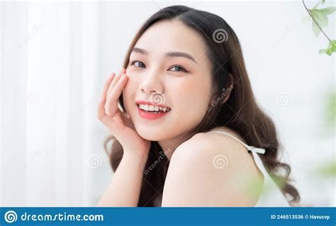 Image Of Beautiful Young Asian Woman In The Morning Stock Photo Image