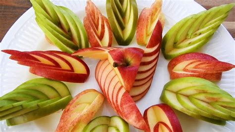 Super Fruits Decoration Ideas Fruit Carving Garnish Apple Art