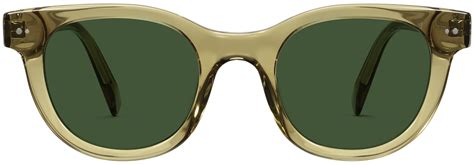 Gideon Sunglasses In Green Tea Crystal Warby Parker