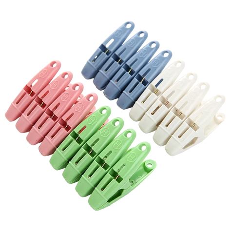 clothes pegs 16 pcs strong windproof clothespins plastic clothes clip underwear socks drying
