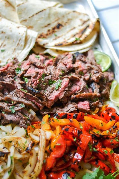 Skirt steaks are actually the diaphragm muscle, located in the area just below the ribs on the cow. SKIRT STEAK FAJITAS | Recipes, Beef recipes, Food