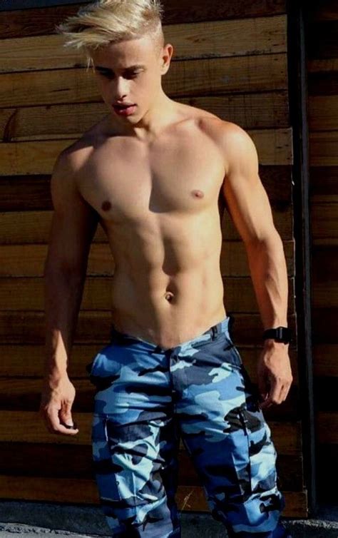 Shirtless Muscular Male Blond Adult Gay Star Super Hot Body Guy PHOTO X F EBay