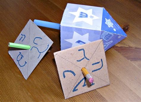 Super Easy Hanukkah Dreidel Craft For Kids