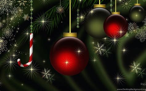 Red And Green Christmas Wallpapers Wallpaper Cave