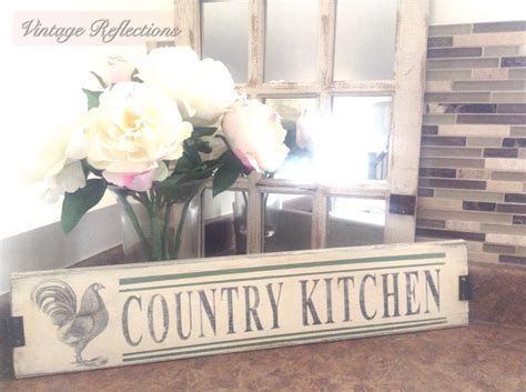 Country Kitchen Sign Vintage Signs Diy Country House Decor Country