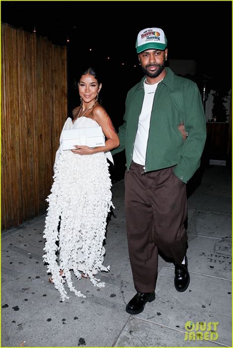 Big Sean And Pregnant Jhene Aiko Keep Close On Date Night In Weho Photo