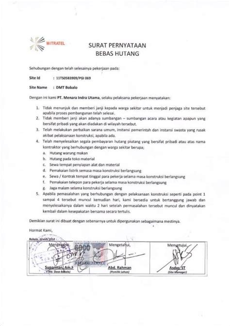 Detail Surat Perjanjian Hutang Piutang Dengan Bunga Koleksi Nomer 39