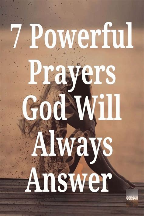 7 Powerful Prayers God Will Always Answer Do You Want More Of Out Of
