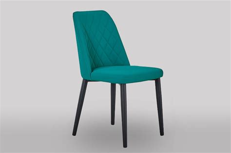Each piece features high style and timeless design in a modern package. Teal Faux Leather Dining Chair | Modern Dining | Benhomes ...